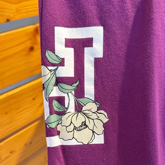 PINK Purple Sweater and Sweatpants Set - Picture 2 of 4